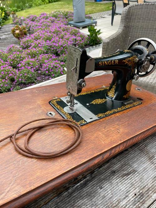 Prachtig Singer naaimachine 1920-30., Antiek en Kunst, Antiek | Naaimachines, Ophalen