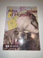Atlas d’histoire - Franz Hayt Ed. De Boeck - en TBE, Livres, Utilisé