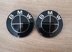 Bmw motorkap/kofferbak emblemen logo 2 x 82 mm full zwart, Auto-onderdelen, Ophalen of Verzenden, Nieuw, BMW