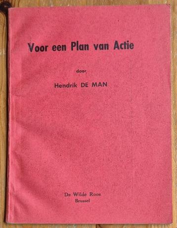 Voor een Plan van Actie 1934 Hendrik De Man beschikbaar voor biedingen
