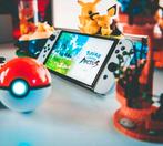 Nintendo switch Oled + games & extra's, Games en Spelcomputers, Spelcomputers | Nintendo Switch, Ophalen, Zo goed als nieuw, Switch OLED