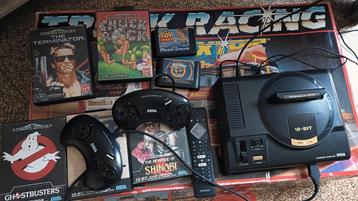 Megadrive avec 7 jeux 2 manettes  beschikbaar voor biedingen