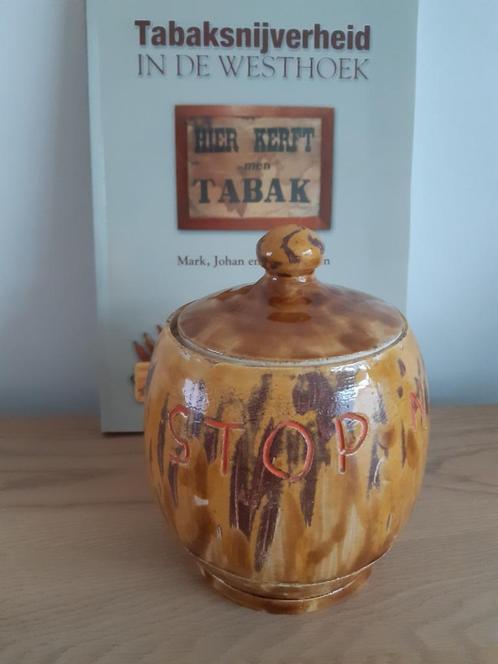 Tabakspot -  met tekst - STOP NOG EENTJE -15 euro, Antiek en Kunst, Curiosa en Brocante, Ophalen