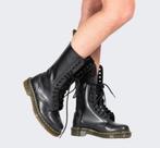 Dr. Martens Vegan Boots Black Smooth maat 38 nieuw, Kleding | Dames, Schoenen, Hoge laarzen, Zwart, Nieuw, Ophalen of Verzenden