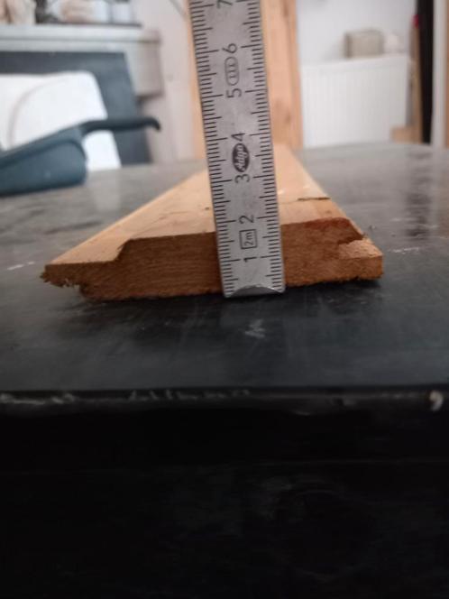 Houten rabatplanken , recuperatie, Doe-het-zelf en Bouw, Hout en Planken, Gebruikt, Ophalen