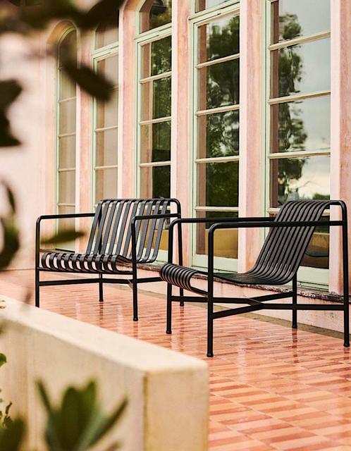 Hay Palissade Lounge Chair Low - met kussen (1x), Tuin en Terras, Tuinbanken, Zo goed als nieuw, Ophalen of Verzenden