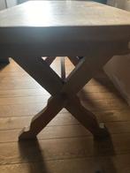 Eiken tafel - bureau met twee lades voor 30 euro, Ophalen, Gebruikt