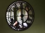 Metalen wanduurwerk groot, Huis en Inrichting, Ophalen, Gebruikt, Wandklok