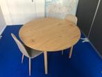 Dressoir + tafel ( rond en rechthoekig )en 2 stoelen, Ophalen, Zo goed als nieuw