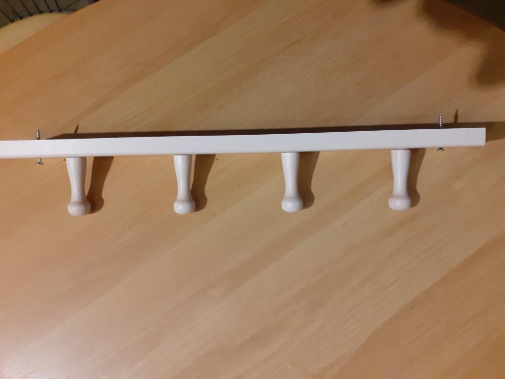 NEUF PORTE-MANTEAUX HÊTRE 4 PATÈRES, Enlèvement ou Envoi, Neuf, Autres essences de bois, Moins de 100 cm