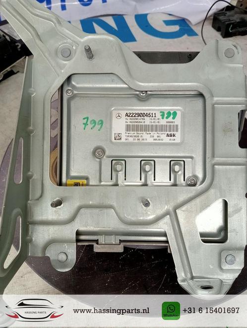 MERCEDES C300 past 15-18 radioversterker A2229004511, Auto-onderdelen, Elektronica en Kabels, Mercedes-Benz, Gebruikt, Ophalen of Verzenden