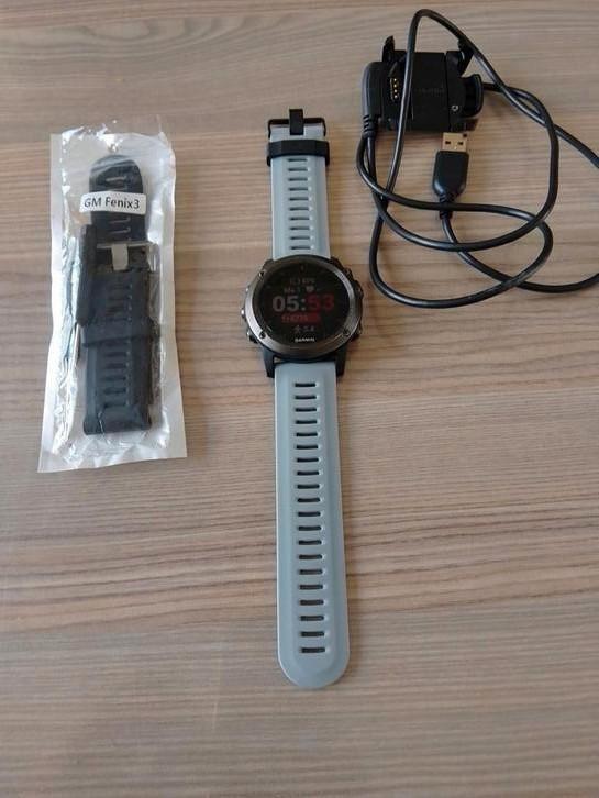 GARMIN FENIX 3 XL😳 SCHERM 51 MM 👌, Handtassen en Accessoires, Sporthorloges, Zo goed als nieuw, GPS, Ophalen of Verzenden