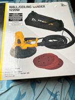 Plafondschuurmachine Powerplus 1220W - Ø225, Ophalen, Gebruikt, 1200 watt of meer, Excentrische schuurmachine