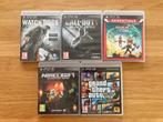 PS3 minecraft, watch dogs, ratchet ‘a crack in time’, Games en Spelcomputers, Ophalen of Verzenden, Gebruikt