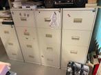 Metalen archiefkasten (dossierkast)-Vintage, Ophalen, Bureau