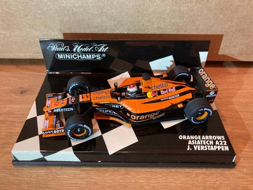 Jos Verstappen Arrows Asiatech A22 1:43 Orange 2001, Verzamelen, Automerken, Motoren en Formule 1, Nieuw, Formule 1, Ophalen of Verzenden