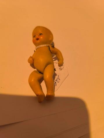 Mini poupon ancien en porcelaine, Enlèvement ou Envoi