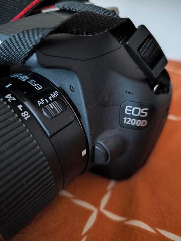 Canon EOS 1200D + Caselogic tas alle toebehoren