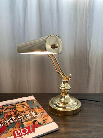 Vintage bankier/pianolamp beschikbaar voor biedingen