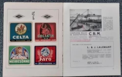 Jaarbeurs propaganda boek belgie,Gent/celta pils, Verzamelen, Biermerken, Verzenden