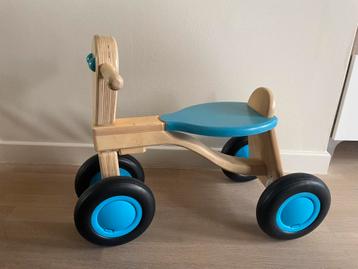 Berken houten loopfiets - Van Dijk toys beschikbaar voor biedingen