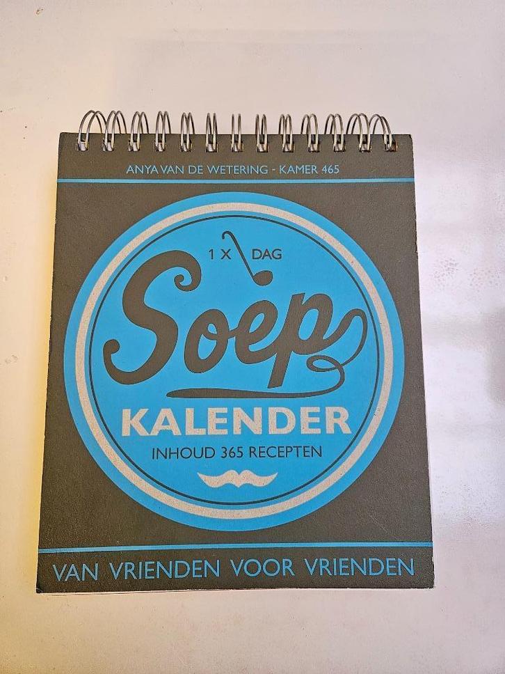 Soepkalender Anya Van de Wettering, Boeken, Kookboeken, Nieuw, Voorgerechten en Soepen, Overige gebieden, Ophalen of Verzenden