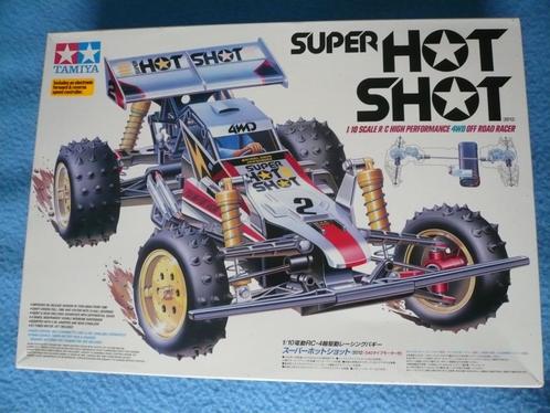 Tamiya Super Hot Shot RERE NIB, Hobby en Vrije tijd, Modelbouw | Radiografisch | Auto's, Nieuw, Auto offroad, Elektro, Schaal 1:10