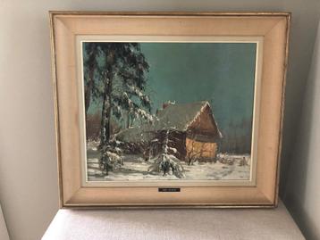 Winterlandschap van Karel De Bauw beschikbaar voor biedingen