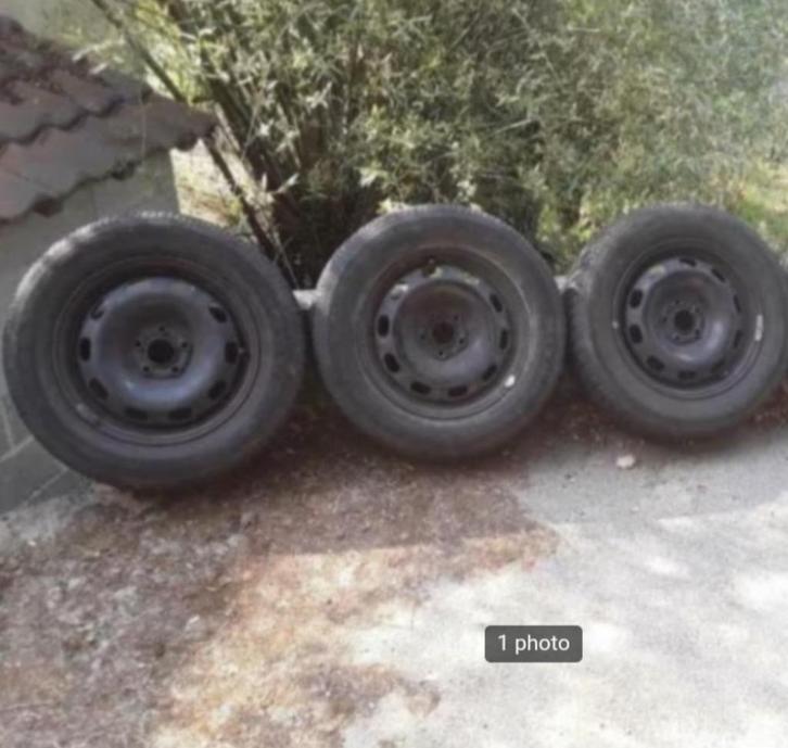 3 15 inch stalen velgen Toyota Prius (5×100), Auto-onderdelen, Overige Auto-onderdelen, Toyota, Subaru, Gebruikt, Ophalen