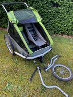 croozer fietskar 2 kinderen met hangmat voor baby, Fietsen en Brommers, Ophalen, Gebruikt, Croozer, Kinderkar