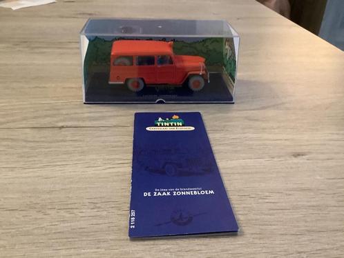 La voiture miniature Tintin : La Jeep des pompiers (2006), Collections, Personnages de BD, Neuf, Statue ou Figurine, Tintin, Enlèvement ou Envoi