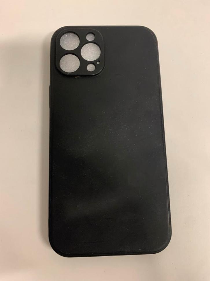 Zwart hoesje voor iPhone 12 Pro Max, Telecommunicatie, Mobiele telefoons | Hoesjes en Screenprotectors | Apple iPhone, Zo goed als nieuw