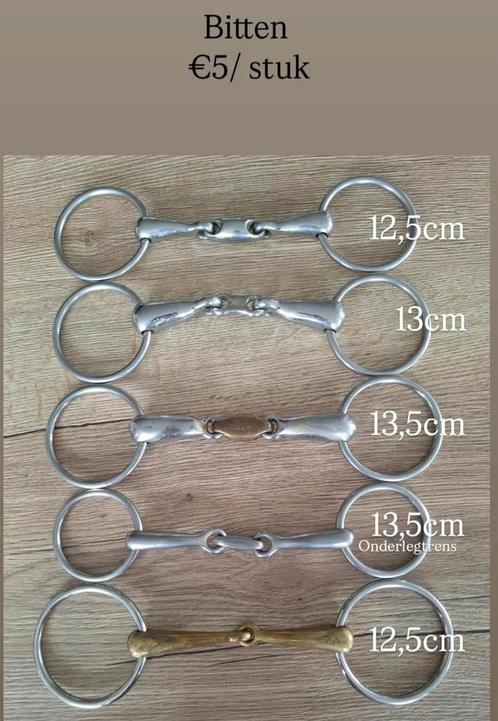 Bitten, Dieren en Toebehoren, Paarden en Pony's | Hoofdstellen en Tuigage, Gebruikt, Ophalen of Verzenden