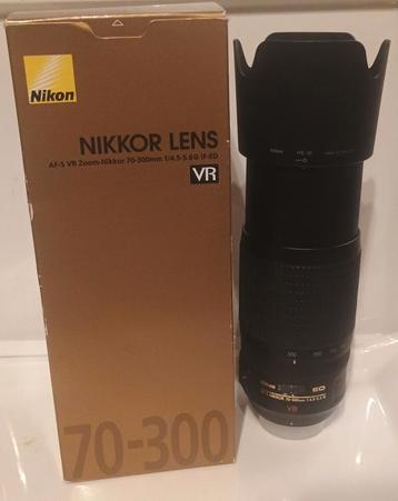 Nikon Nikkor 70-300 mm f/4.5-5.6G iF-ED gestabiliseerd, nieu beschikbaar voor biedingen