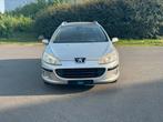PEUGEOT 407 2004 2.2BENZ 233DKM FULL OPTION EXPORT, Auto's, Voorwielaandrijving, Zwart, 4 cilinders, Leder