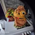 Handpop wormpje met faux wol en acryl wol, Enlèvement ou Envoi, Neuf, Autres types