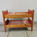Houten stapelbedje met 4 poppen, Kinderen en Baby's, Speelgoed | Houten speelgoed, Ophalen, Gebruikt