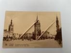 Postkaart Courtrai Kortrijk Algemeen zicht Der Groote Markt, Ophalen of Verzenden, 1920 tot 1940, Ongelopen, West-Vlaanderen