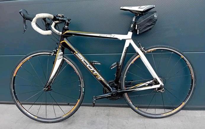 Koersfiets carbon Scott 28inch 20speed maat55 Shimano 105 🚲, Fietsen en Brommers, Fietsen | Racefietsen, Zo goed als nieuw, Overige merken