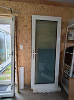 Achterdeur - PVC met glas - wit, Doe-het-zelf en Bouw, Raamkozijnen en Schuifdeuren, Ophalen