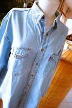 blauw jeans blouse, Taille 42/44 (L), Enlèvement ou Envoi, Comme neuf, Bleu