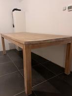 Grote massieve houten tafel, Huis en Inrichting, 100 tot 150 cm, Vijf personen of meer, 200 cm of meer, Rechthoekig