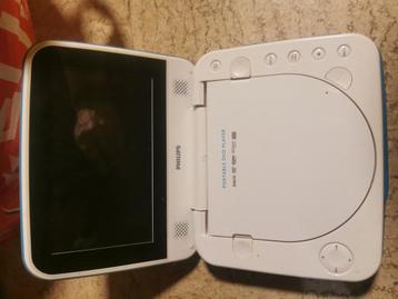 Lecteur DVD portable (Philips) bleu, Philips, Enlèvement, Utilisé, Lecteur DVD
