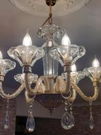 2 kristallen kroonluchters, Huis en Inrichting, Lampen | Kroonluchters, Ophalen of Verzenden, Zo goed als nieuw