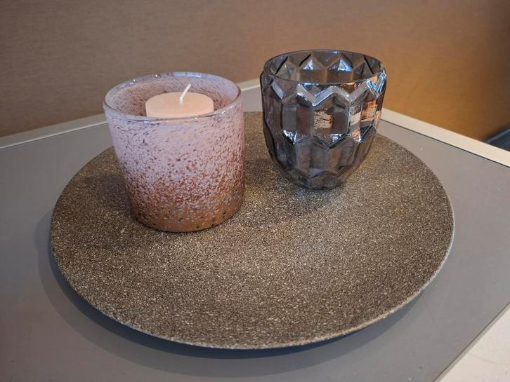 Ensemble de pare-vent de luxe PTMD avec plateforme, 3 pièces, Maison & Meubles, Accessoires pour la Maison | Autre, Comme neuf