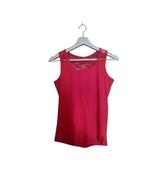 Mouwloze top met kanten details, Kleding | Dames, Gémo, Nieuw, Ophalen of Verzenden, Rood