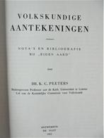 Volkskundige aantekeningenNota's & Bibliografie "Eigen Aard", Antiek en Kunst, Antiek | Boeken en Manuscripten, Ophalen of Verzenden