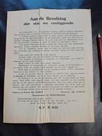 Partizanen Dendermonde Korps 0.33 TITO, Verzamelen, Militaria | Tweede Wereldoorlog, Ophalen of Verzenden