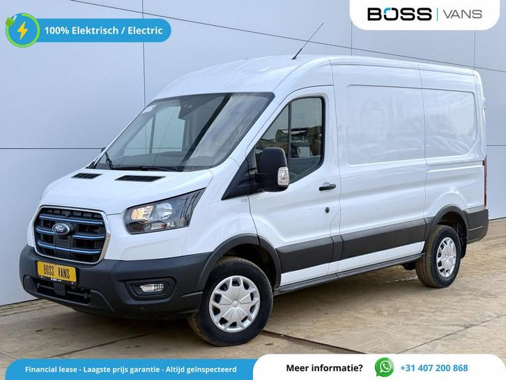 Ford E-Transit 68kWh 184PK 317km WLTP 135kWh Snelladen L2H2, Autos, Camionnettes & Utilitaires, Entreprise, Achat, ABS, Caméra de recul