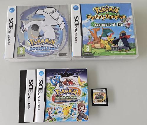 3 Nintendo DS games Pokémon, Games en Spelcomputers, Games | Nintendo DS, Verzenden
